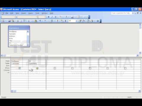 Modify the current query so that it displays only the FirstName and PC fields of the customers whose PC begins with 54. Save and close the query. Modify the current query so that it displays only the FirstName and PC fields of the customers whose PC begins with 54. Save and close the query.