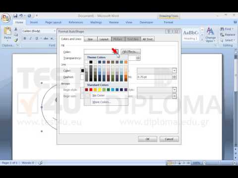Change the fill color of the current autoshape to Light Green. Change the fill color of the current autoshape to Light Green.