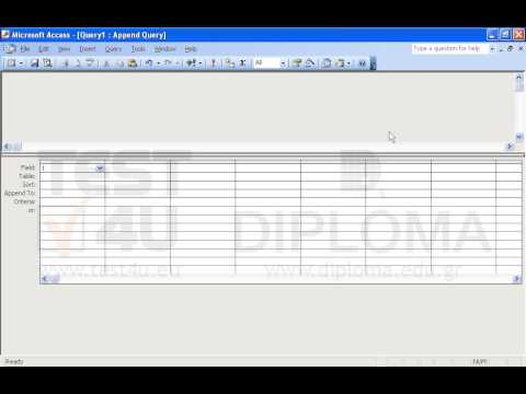 Create a new query named insert2 to add a new record in the Products table with the following data:
Code=1 
Description=myproduct
Price=100
Run the query.