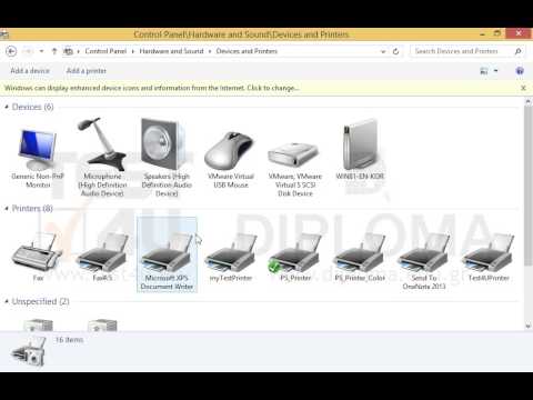 Delete the myTestPrinter printer (If printer name is not displayed press undo). Delete the myTestPrinter printer (If printer name is not displayed press undo).