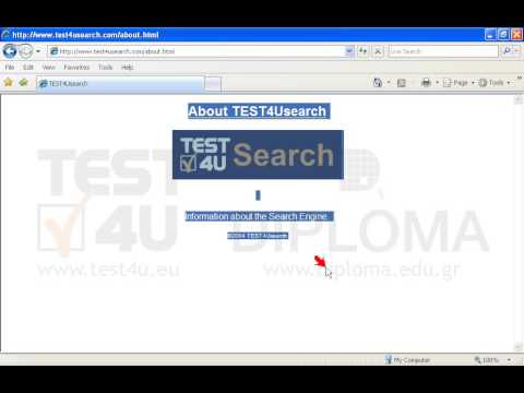 Navigate to the About TEST4Usearch page and copy all its contents to the clipboard. Navigate to the About TEST4Usearch page and copy all its contents to the clipboard.