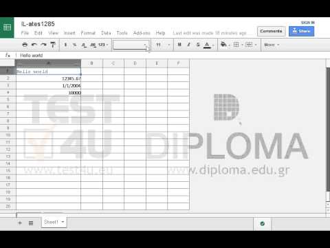 Change the font to Arial at the cell A1 of the active worksheet.