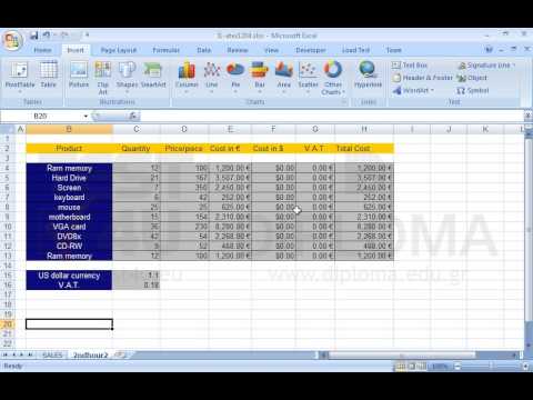 Modify the footer of the SALES worksheet so that the current date is printed on the left section. Also modify the footer of the 2ndhour2 worksheet so that the current time is printed on the right section.