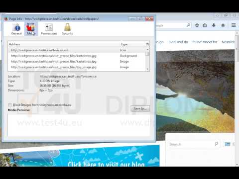 Configure Mozilla Firefox so it blocks images from the current webpage (visitgreece.en.test4u.eu). Then refresh the page. Configure Mozilla Firefox so it blocks images from the current webpage (visitgreece.en.test4u.eu). Then refresh the page.