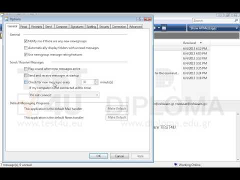 Configure Windows Mail so that you can read email messages as plain text. Configure Windows Mail so that you can read email messages as plain text.