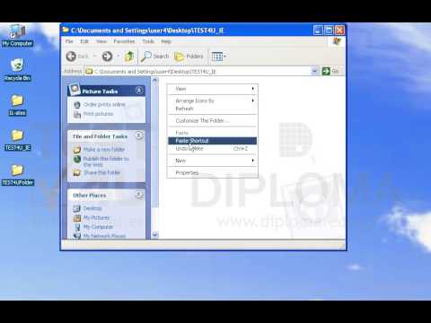 Copy, without visiting the link, the About TEST4Usearch link address (URL) to a .txt file that you will create in the TEST4U_IE folder on your desktop. Save the file under a name of your choice.