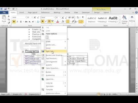 Insert a new column to the right of the column Title of the table. Insert a new column to the right of the column Title of the table.
