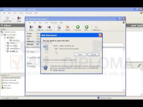 Print the file attached to the email message with subject Infolearn Secretary located in your Inbox to the default printer. Print the file attached to the email message with subject Infolearn Secretary located in your Inbox to the default printer.