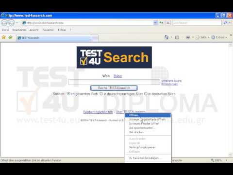 Öffnen Sie in einem neuen Fenster den Link Über TEST4USearch, der sich in der aktuellen Seite befindet. Öffnen Sie in einem neuen Fenster den Link Über TEST4USearch, der sich in der aktuellen Seite befindet.