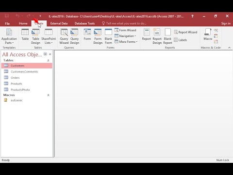 Create a query that will display only the OrderDate field from the Orders table, the Customer_Surname field from the Customers table and the Description field from the Products table. 
Make sure the fields are displayed in the above order and all records of the Orders table are displayed even if there are not matching records in the Customers and Products tables. Save the query.