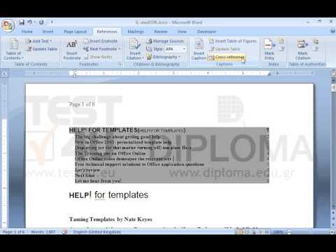 Enter a new cross-reference for heading Office Online video demos, using the name see the relevant text Office Online video demos at the end of the sixth line of the document. Enter a new cross-reference for heading Office Online video demos, using the name see the relevant text Office Online video demos at the end of the sixth line of the document.