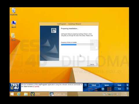 Fix the installation of the myProgram application using the relevant shortcut (Uninstall) of the Start screen Fix the installation of the myProgram application using the relevant shortcut (Uninstall) of the Start screen