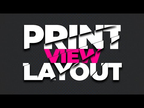 Change the view of the document into Print Layout.