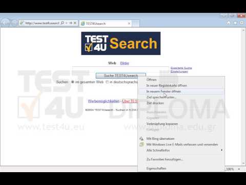 Öffnen Sie in einem neuen Fenster den Link Über TEST4USearch, der sich in der aktuellen Seite befindet. Öffnen Sie in einem neuen Fenster den Link Über TEST4USearch, der sich in der aktuellen Seite befindet.