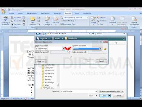 Compare the current document with IL-ates02 document of the IL-ates\Word folder of the desktop. Reject the deletion at IL-ates02 document and save it under the name IL-ates03 in the IL-ates\Word folder of the desktop.