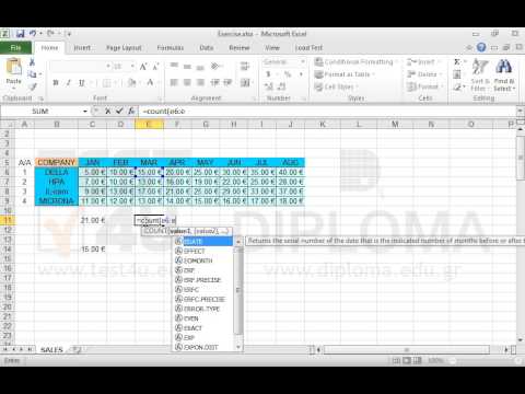 Navigate to the cell E11 and display the total of the cells displaying numbers in the cell range E6:E9. Navigate to the cell E11 and display the total of the cells displaying numbers in the cell range E6:E9.