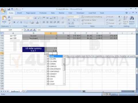 Insert in the cell C116 a function to count the total of cells containing numbers within the cell range C3:C110. Insert in the cell C116 a function to count the total of cells containing numbers within the cell range C3:C110.