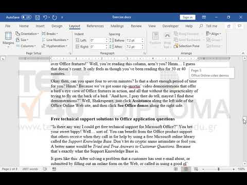 Navigate to the last page of the document and insert a classic style Table of Contents using bullets as tab leader just under the text Table of Contents.  
Then insert a page break just after the text Taming Templates by Nate Keyes which appears on the first page of the document. 
Navigate to the text Free technical support solutions to Office application questions which appears on the 5th page and apply the same style as the one used for the heading Office Online video demos (which appears above the text). Then update the table of contents. 