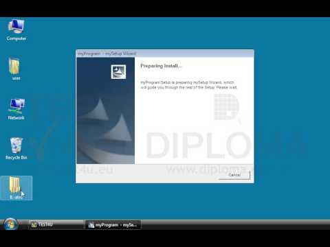 Modify the installation of the myProgram application, so that video files are installed using the relevant shortcut (uninstall) of the Start menu/All Programs/myProgram. Modify the installation of the myProgram application, so that video files are installed using the relevant shortcut (uninstall) of the Start menu/All Programs/myProgram.