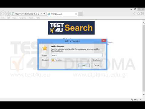 Add the current page to your Favorites under the name searchTest4u Add the current page to your Favorites under the name searchTest4u