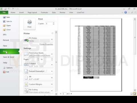 Print the entire active worksheet to the default printer.
