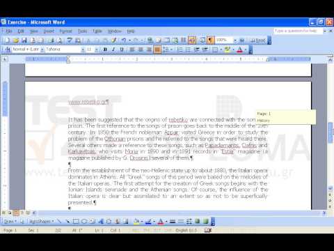 Delete the page break displayed under the word conditions on the first page of the document and replace it with a section break on the next page. Also, apply Landscape orientation only on the last page of the document. Delete the page break displayed under the word conditions on the first page of the document and replace it with a section break on the next page. Also, apply Landscape orientation only on the last page of the document.