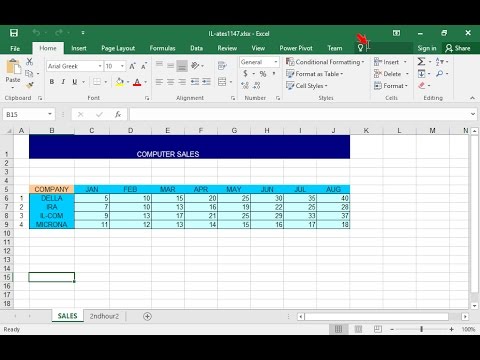 Εμφανίστε ένα οποιοδήποτε θέμα στη βοήθεια του Microsoft Excel. Φροντίστε η Βοήθεια να εμφανίζεται σε νέο παράθυρο.