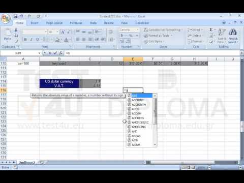 In the cell E116 enter a function that calculates the average cost of the products displayed in the cell range Å3:Å110.