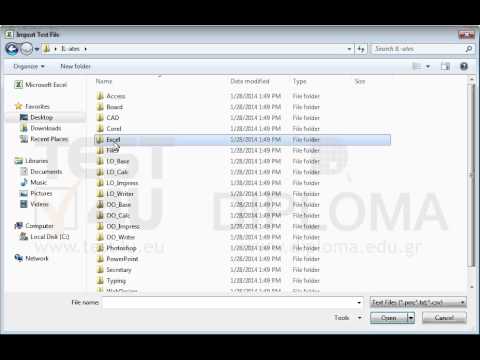 Enter the data of the out1.txt file located in the IL-ates\Excel folder on your Desktop to a new workbook, using semicolon (;) as delimiter. Save the workbook as final.xlsx to the same folder.