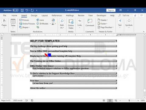 Use page break to insert an empty page at the beginning of the document. Then, update the fields of the Table of Contents that you will find at the end of the document.