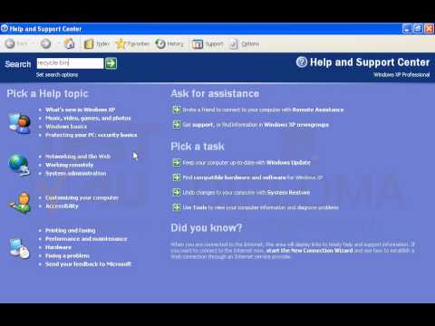 Open Windows Help and Support Center and search for information on Recycle Bin.