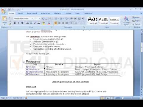 Select the cell of the table with the text 70 hours at the 1st page of the current document and apply
White Background 1, Darker 15% shading
Select the cell of the table with the text 70 hours at the 1st page of the current document and apply
White Background 1, Darker 15% shading