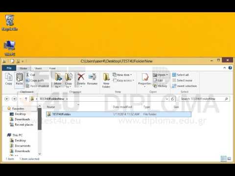Paste the contents of the clipboard into the TEST4UFolderNew folder on your desktop. Paste the contents of the clipboard into the TEST4UFolderNew folder on your desktop.