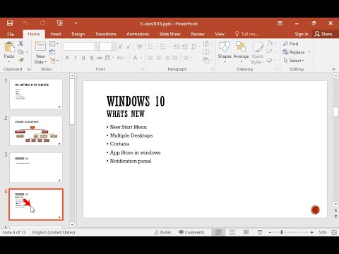 Ändern Sie in der Folie mit dem Titel Windows 8 Kurze Präsentation einiger Funktionen die Schriftart vom Text des ersten Aufzählungszeichens auf Times New Roman. 
