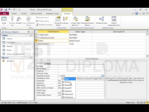 Set a validation rule in the Date field of the open table to allow entering equal or greater dates than the current date. Save and close the table. Set a validation rule in the Date field of the open table to allow entering equal or greater dates than the current date. Save and close the table.