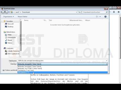 Speichern Sie die aktuelle Webseite im Ordner IL-ates, der sich auf dem Desktop befindet, als Textdatei unter dem Namen text.txt