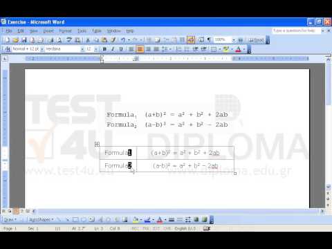 Apply the required format on the formula so that it is identical to the formula of the photo. 