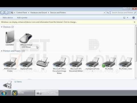 Start the installation of a new printer. Start the installation of a new printer.