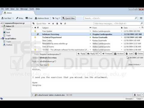 Delete all messages containing an attachment and appearing in your Inbox.