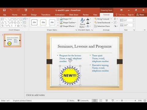 Align the star to the center (both horizontally and vertically) of the slide. Align the star to the center (both horizontally and vertically) of the slide.