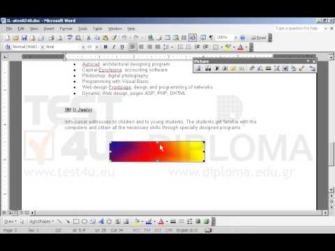 There is an image at the end of the current document. Move it under the table of the first page. There is an image at the end of the current document. Move it under the table of the first page.