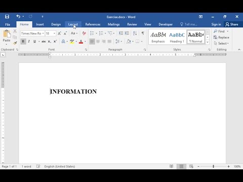 Navigate from Desktop to IL-ates\Word folder and open the file Exercise.pdf. Then apply all necessary formats on the document which appears on your screen, so that it looks like the document which appears on file Exercise.pdf.
The paragraph is exactly centered both horizontally and vertically. Navigate from Desktop to IL-ates\Word folder and open the file Exercise.pdf. Then apply all necessary formats on the document which appears on your screen, so that it looks like the document which appears on file Exercise.pdf.
The paragraph is exactly centered both horizontally and vertically.