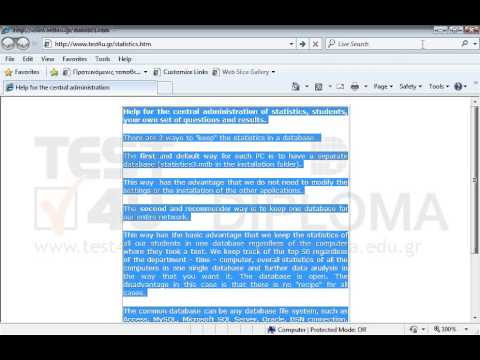 Copy the text of the website to the notepad already opened and save it. Copy the text of the website to the notepad already opened and save it.