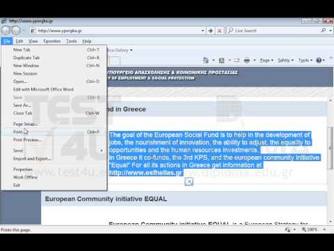 Print only the frame of the text The goal of the European Social Fund.... to the default printer. Print only the frame of the text The goal of the European Social Fund.... to the default printer.