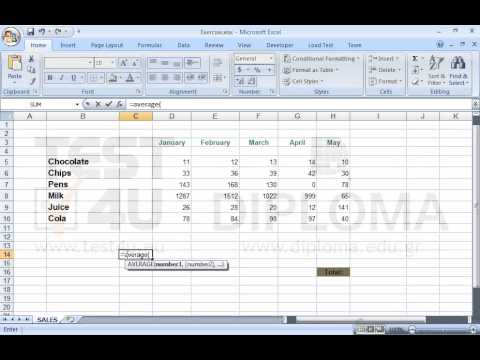 Navigate to the cell C14 of the active worksheet and insert there the appropriate function to display the average of the values of the cell range D6:D9. Navigate to the cell C14 of the active worksheet and insert there the appropriate function to display the average of the values of the cell range D6:D9.