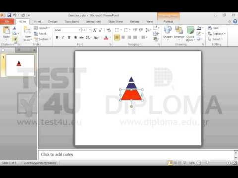 Apply the style of the bottom part of the pyramid on the two upper parts. Apply the style of the bottom part of the pyramid on the two upper parts.