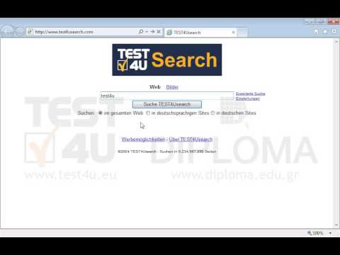 Suchen Sie im Netz nach Informationen über test4u
Bevor Sie auf Absenden drücken, stellen Sie sich sicher, dass die Seite mit den Ergebnissen angezeigt wird. 