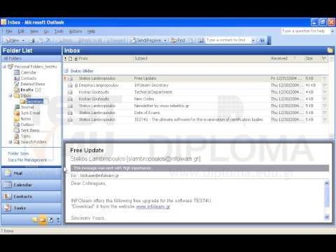 Rename the Secretary subfolder located in your Inbox into OldMessages. Rename the Secretary subfolder located in your Inbox into OldMessages.