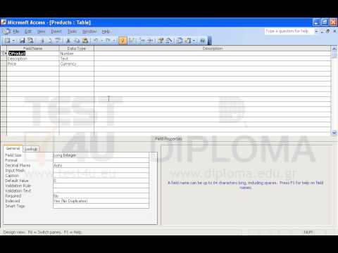 Set the Price field of the Products table to display values in Euro format. Save and close the table. Set the Price field of the Products table to display values in Euro format. Save and close the table.