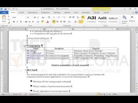 Navigate to the second cell of the first column of the table displaying the text INFO-start. Insert a Manual Line Break after the word INFO- and before the word start. Navigate to the second cell of the first column of the table displaying the text INFO-start. Insert a Manual Line Break after the word INFO- and before the word start.
